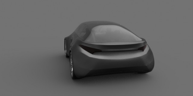 Tesla Motors New Concept Car Rear